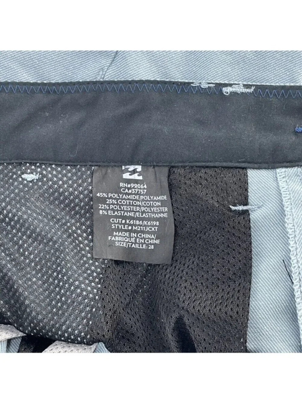 BILLABONG Shorts Submersibles Crossfire Walk Surf - City Shorts Mens Size 28